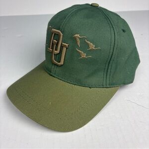 Ducks Unlimited DU Baseball Hat Embroidered Green Adjustable Flaws Hunting